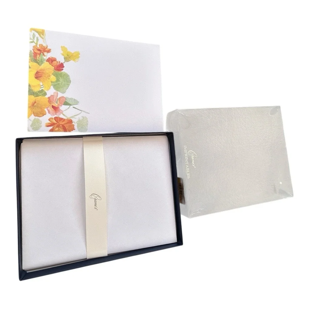 CRANE'S‎ printables Nasturtium laser cards 10cards/envelopes sc9301